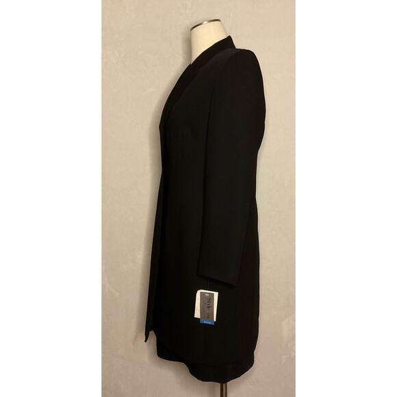 NWT Style & Co. Women's 8 Petite Black 2 Piece Dress with 2-Button Blazer Suit - Picture 3 of 11